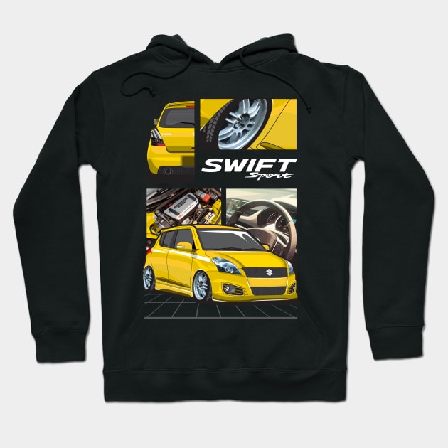 Suzuki Swift Sport Hoodie by zevalia